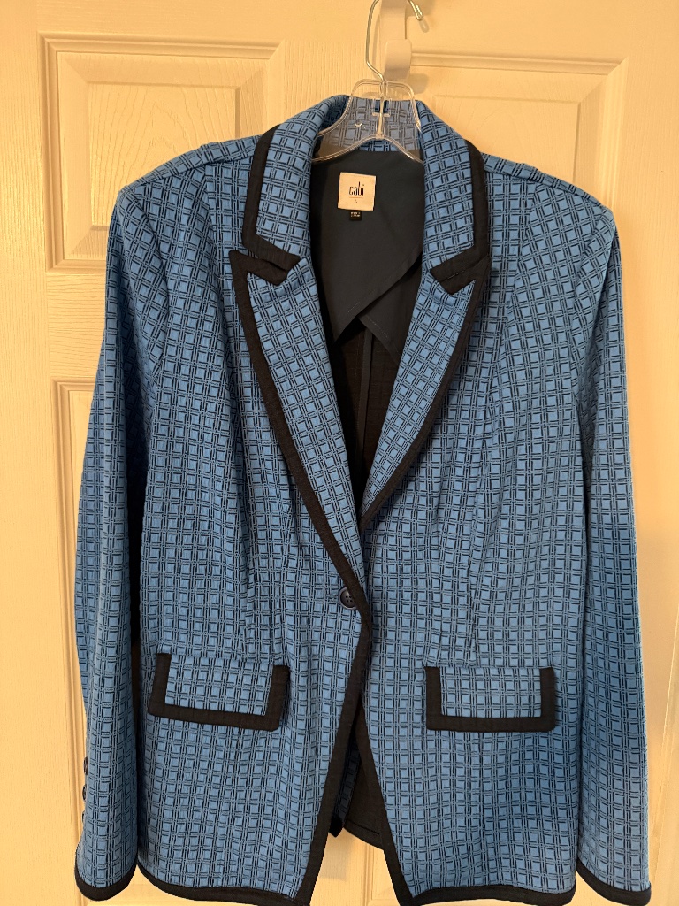 Cabi 6027 Scholarship Blazer Blue Check